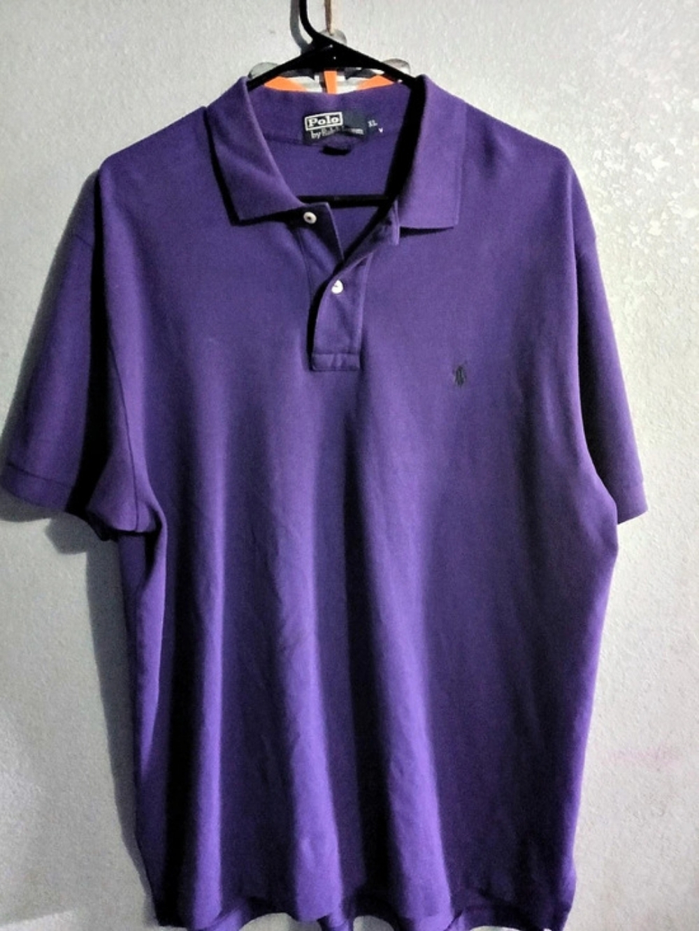 Vintage Polo by Ralph Lauren Men's Purple Polo Shirt Size XL